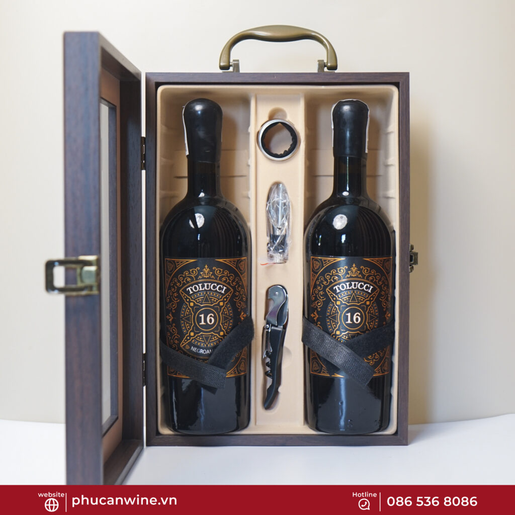 Rượu Vang Đỏ Ý Toluuci 16