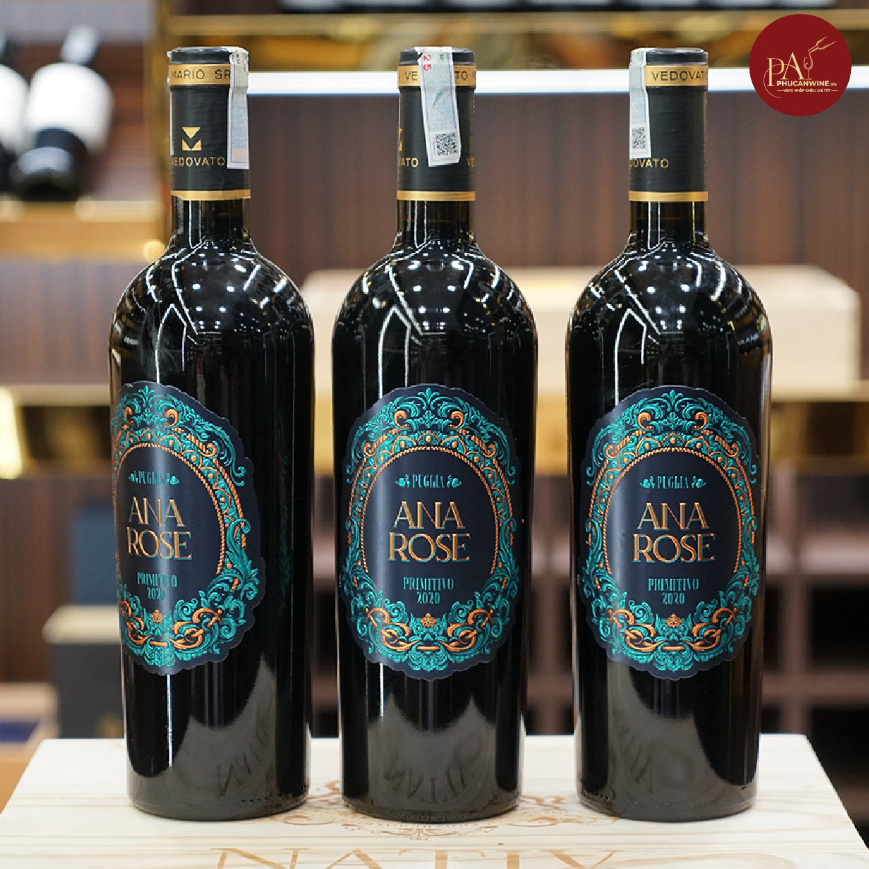 Rượu Vang Đỏ Ý Ana Rose Primitivo - Ảnh 3