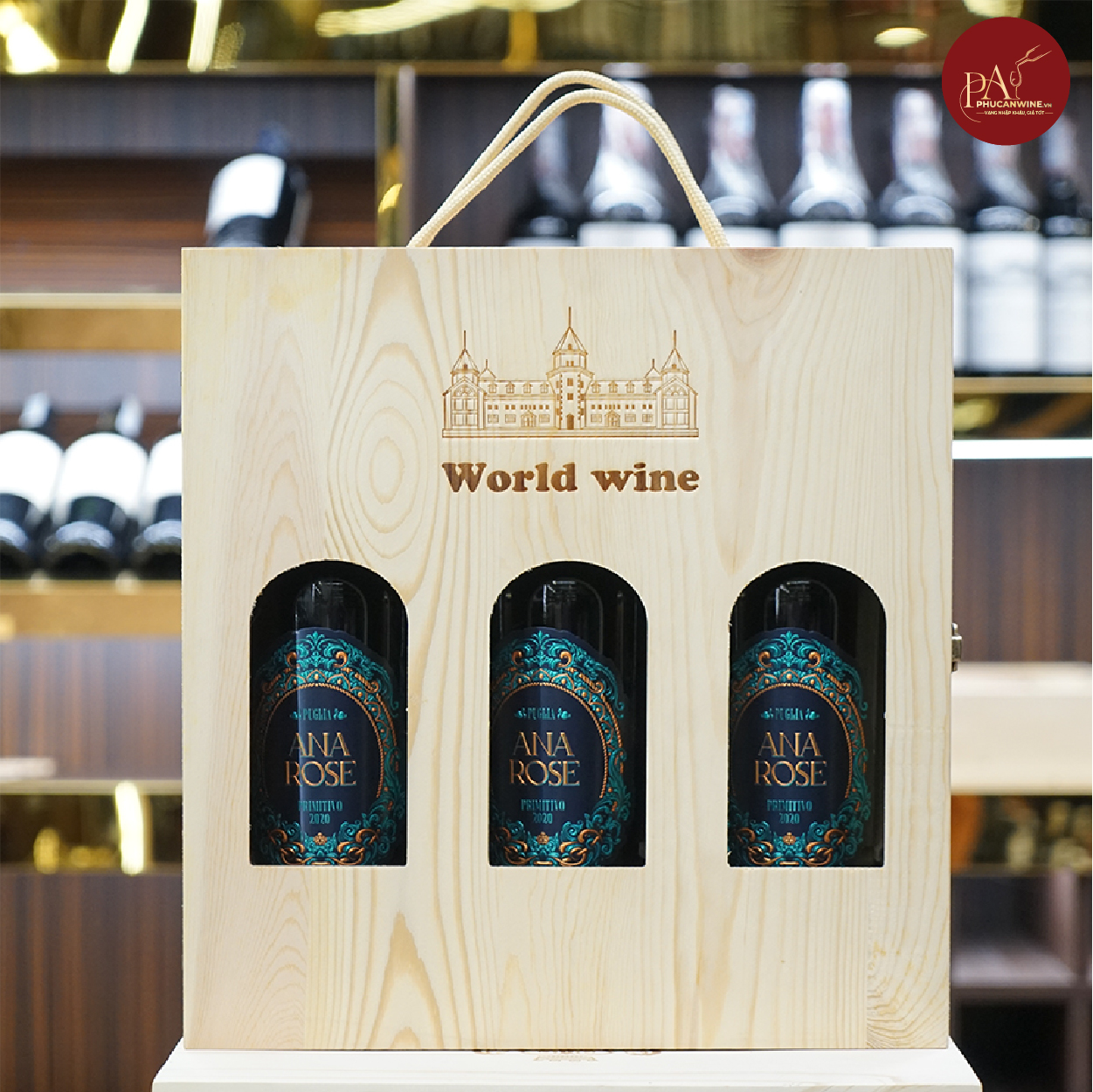 Rượu Vang Đỏ Ý Ana Rose Primitivo