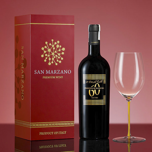 Rượu Vang Ý 60 Sessantanni Limited 24K Gold - Ảnh 2