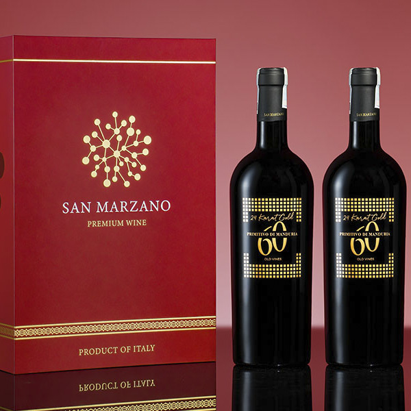 Rượu Vang Ý 60 Sessantanni Limited 24K Gold - Ảnh 3