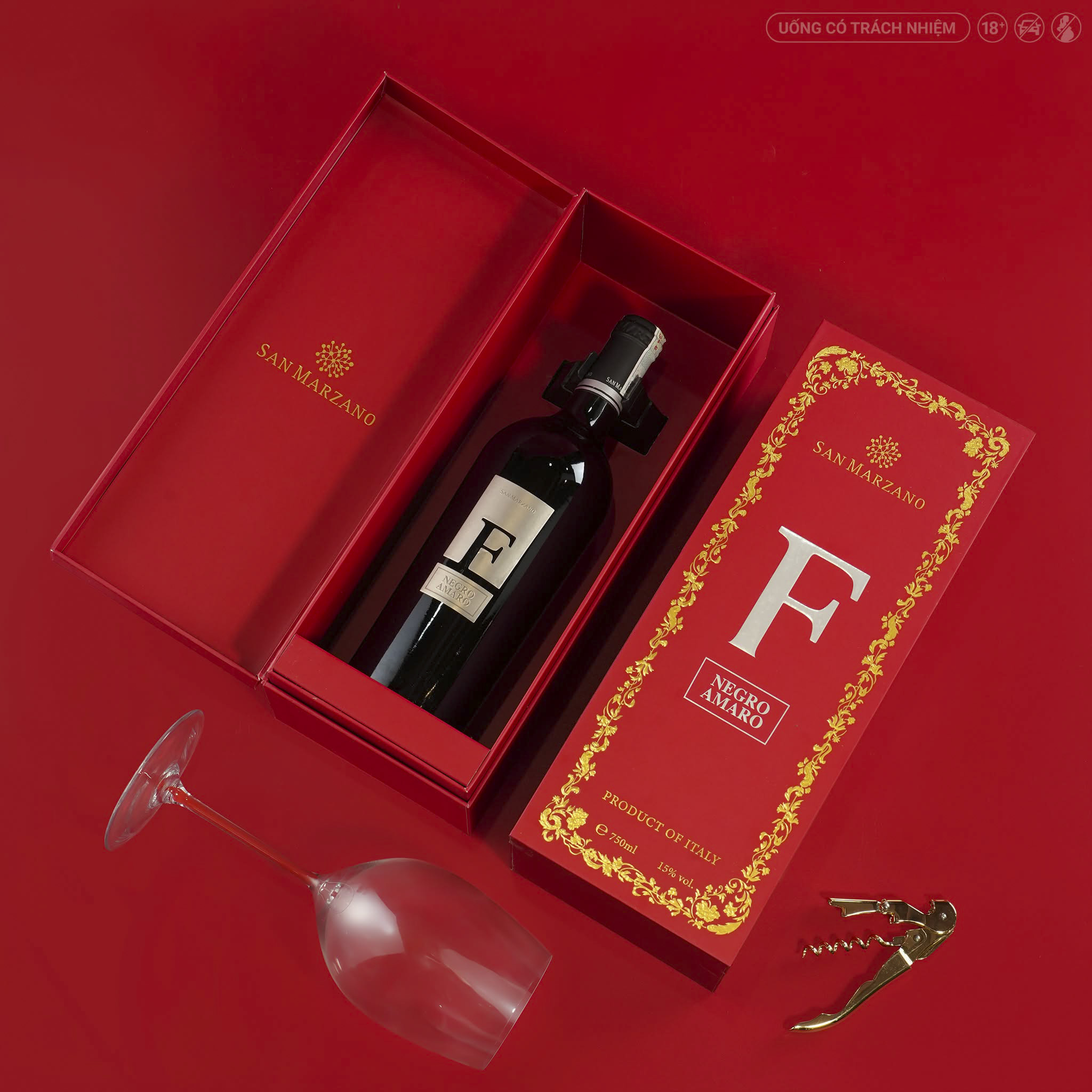 Rượu Vang Đỏ Ý F Negroamaro