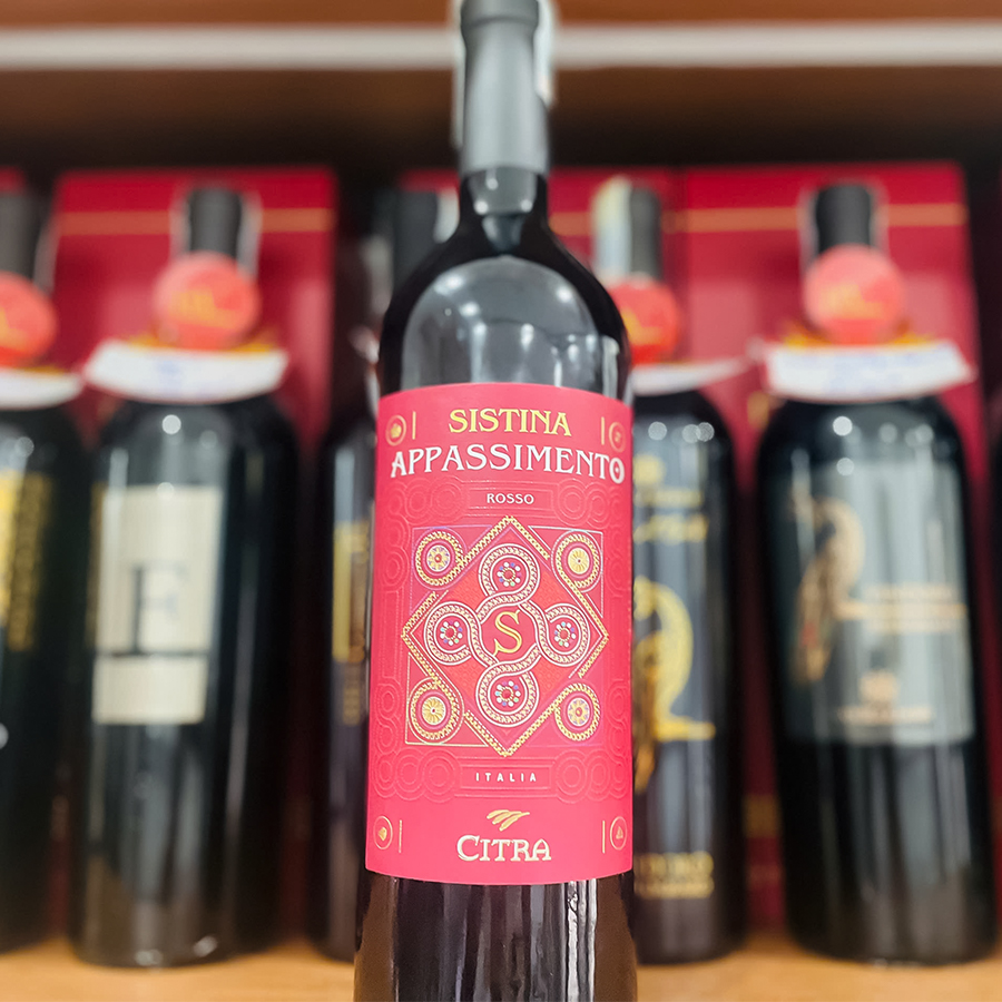 Rượu Vang Ý Sistina Appassimento Citra