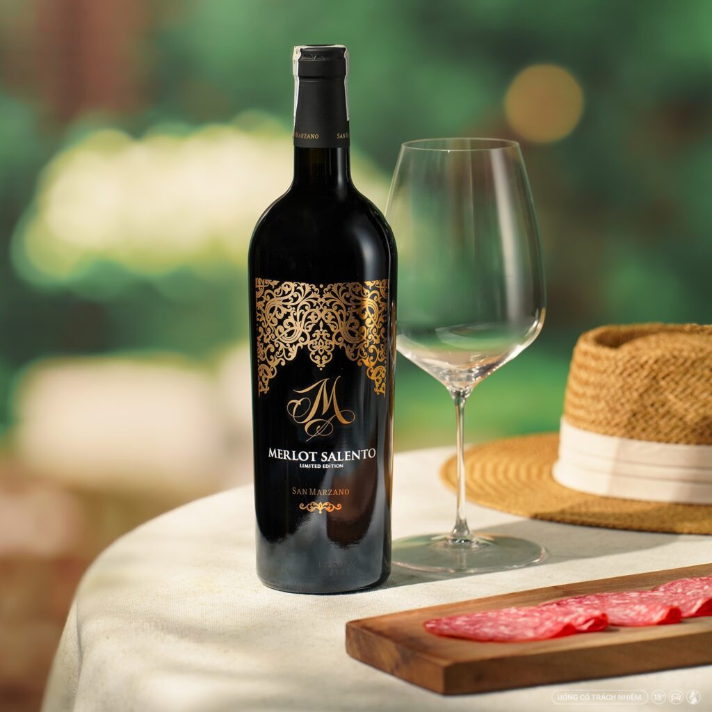 Rượu Vang Ý M Merlot Salento Limited Edition