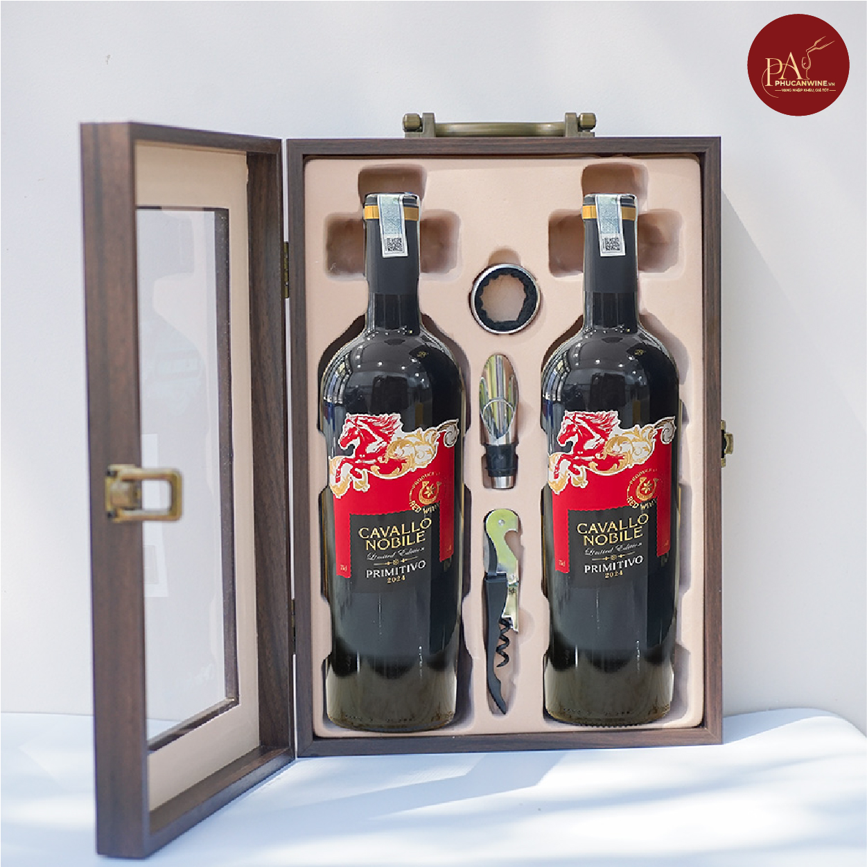 Vang Ý Đỏ Cavallo Nobile Primitivo Limited Edition