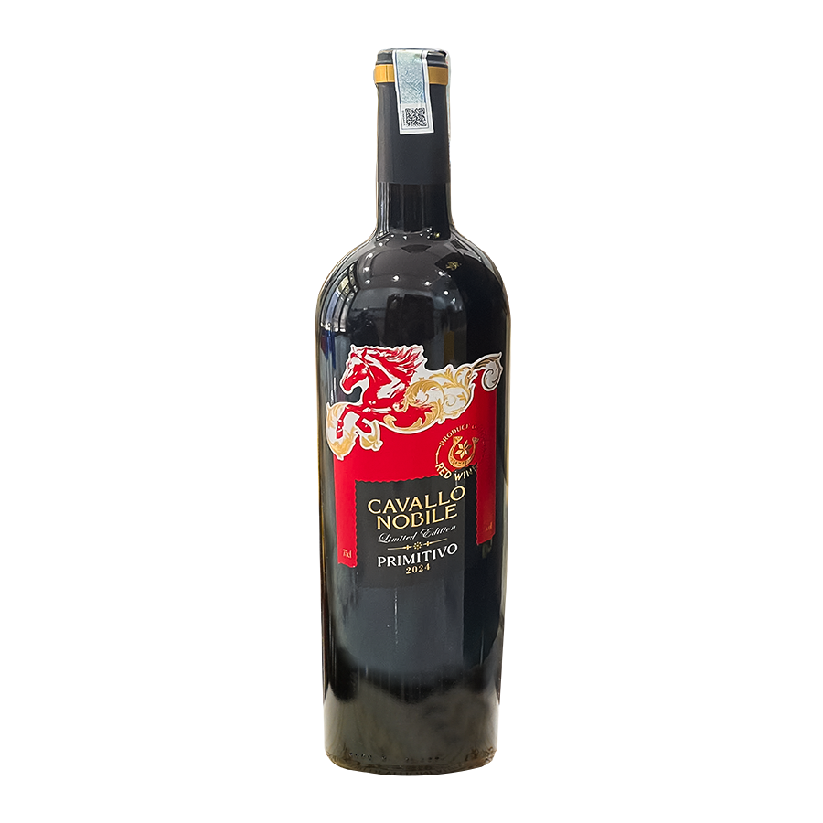 vang ý đỏ cavallo nobile primitivo limited edition