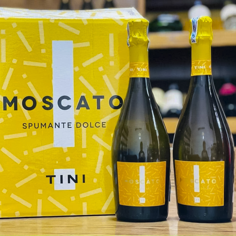 Rượu vang sủi ngọt Tini Moscato Spumante