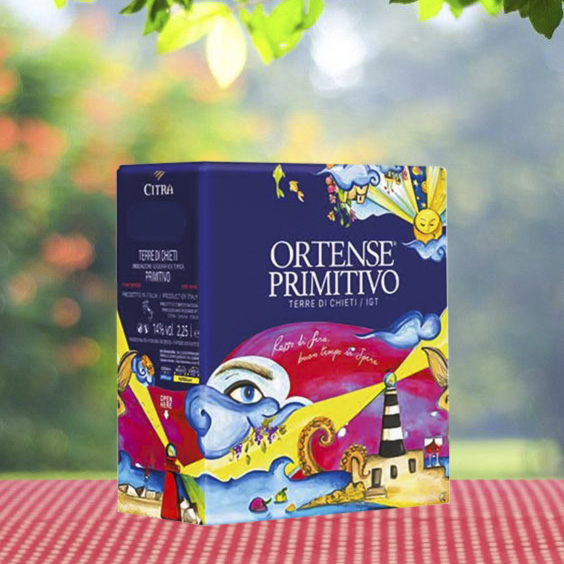 Vang bịch Ý Citra-Ortense Primitivo 14%