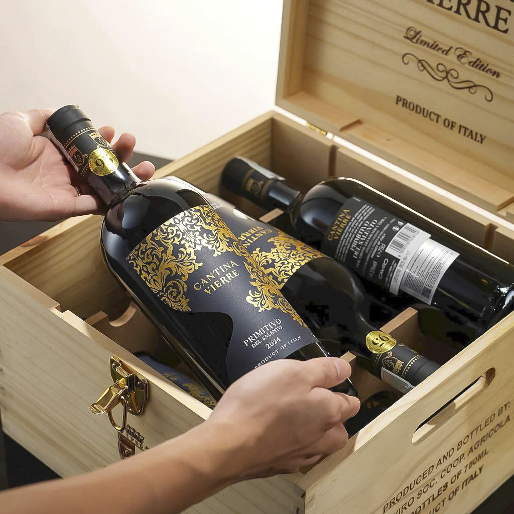 Rượu Vang Đỏ Ý Cantina Vierre Primitivo Del Salento