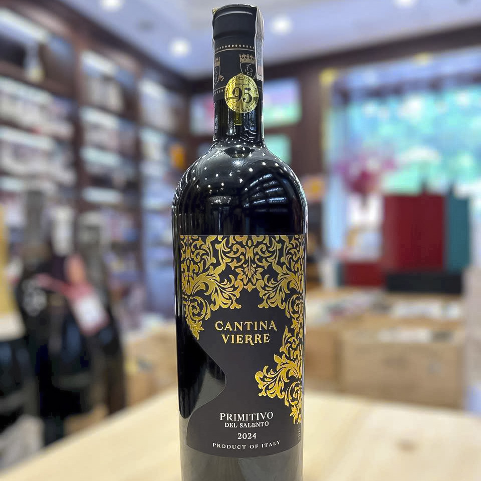 Rượu Vang Đỏ Ý Cantina Vierre Primitivo Del Salento