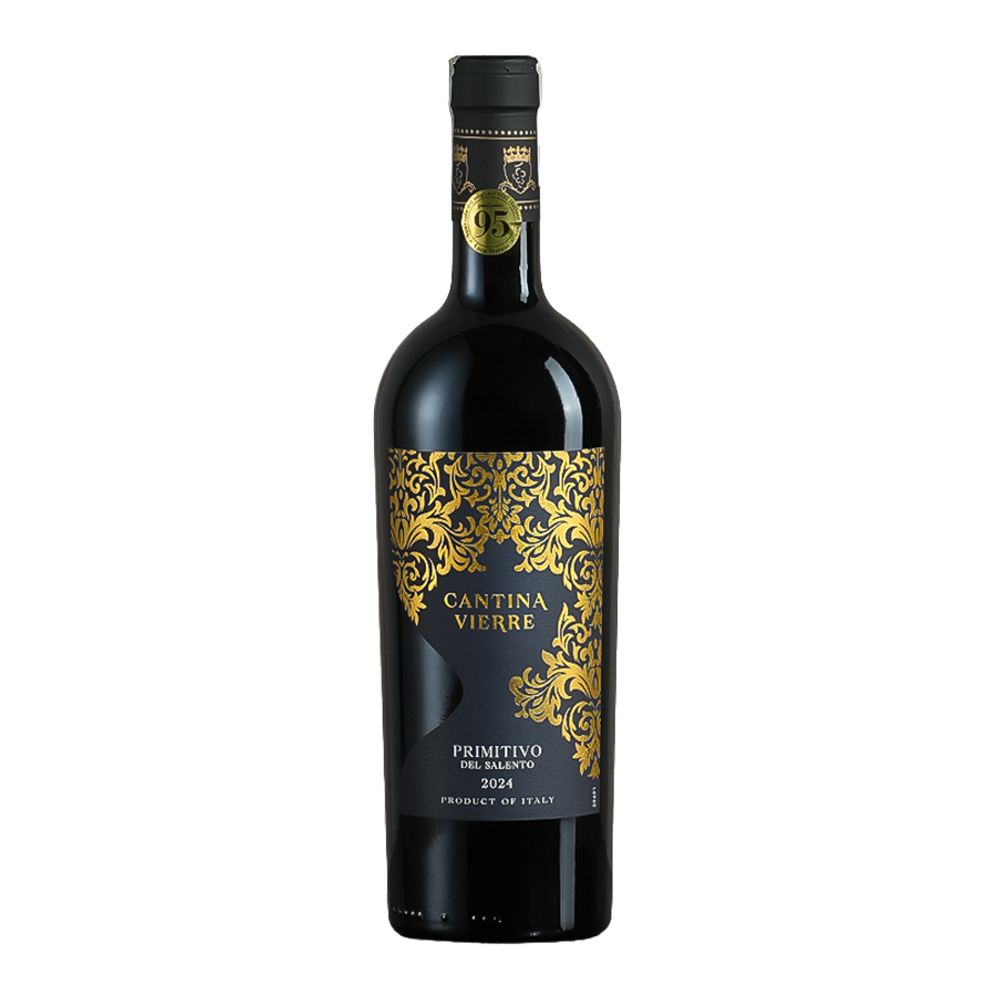 Rượu Vang Đỏ Ý Cantina Vierre Primitivo Del Salento