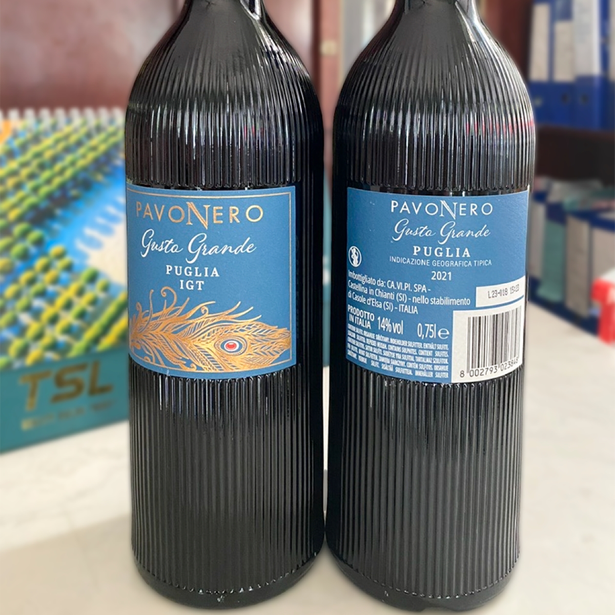 Rượu Vang Đỏ Ý PavoNero Gusto Grande - Ảnh 2