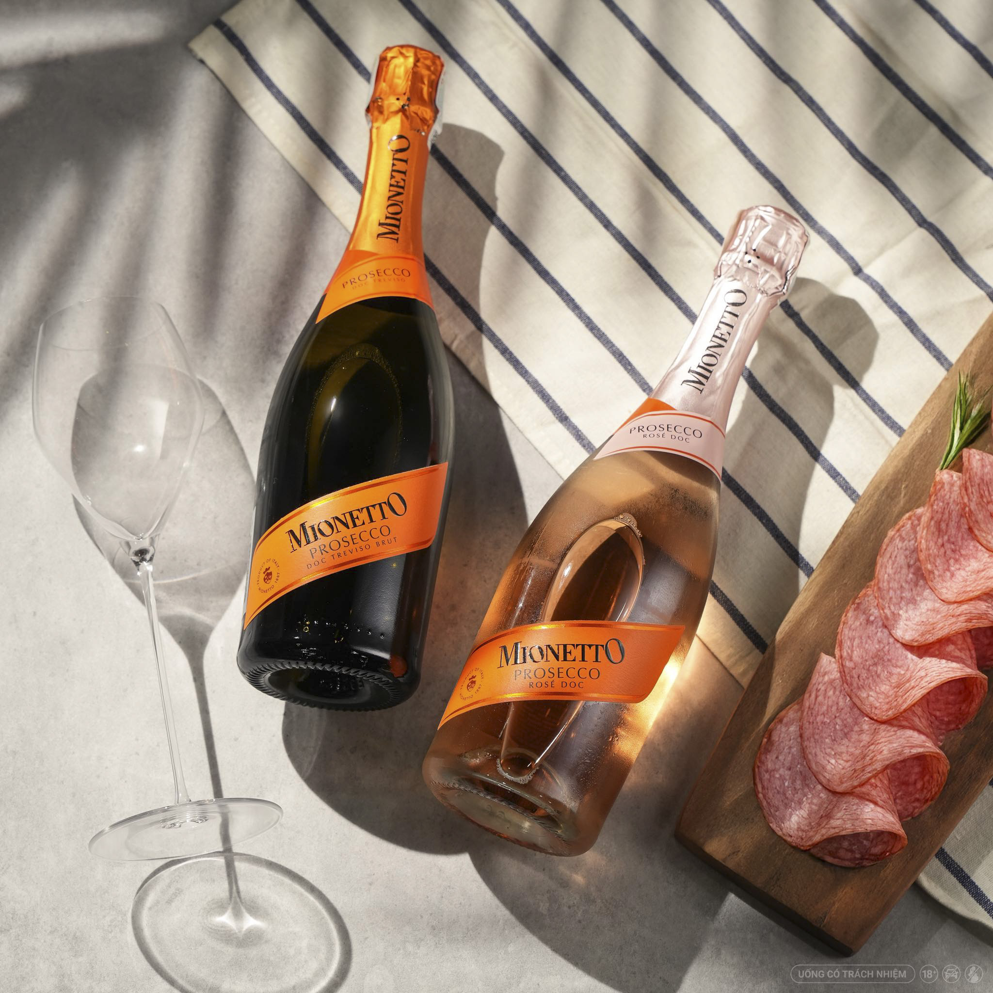 Rượu vang sủi Ý Mionetto Prosecco Rosé
