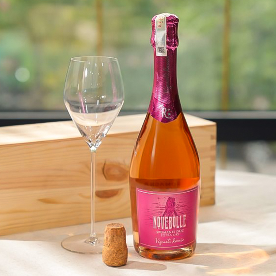 Novebolle Romagna Spumante Rosato Extra Dry