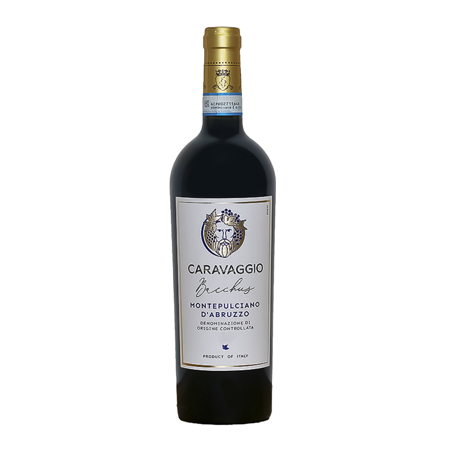 Vang Ý Caravaggio Bacchus Montepulciano D’Abruzzo